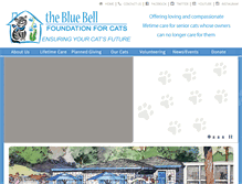 Tablet Screenshot of bluebellcats.org